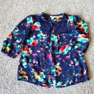 Women's Floral Chiffon Top 